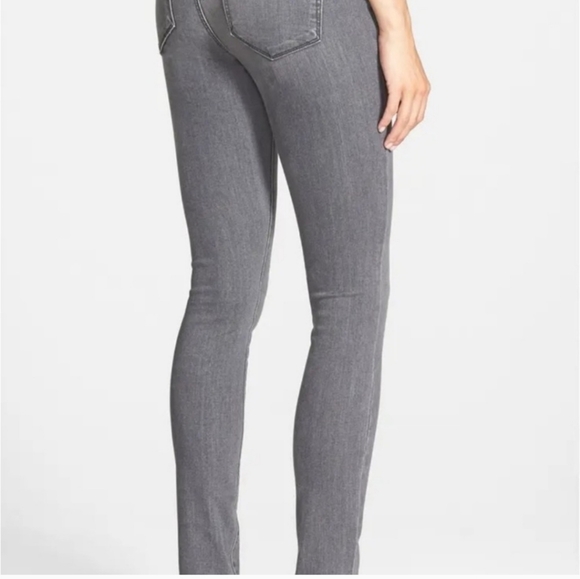 Paige Verdugo Ankle Black Gray Denim Jeans 28R Like NEW - Picture 2 of 8